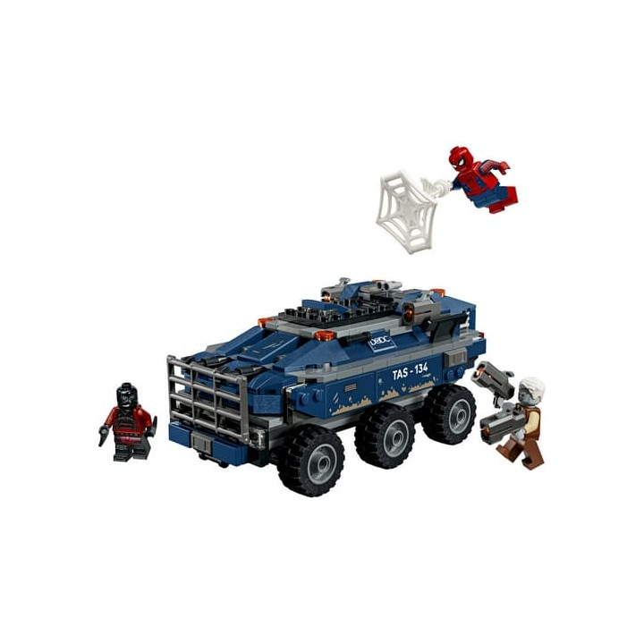 Lego Marvel 76349 Spider-Man a honička za vězeňským transportérem