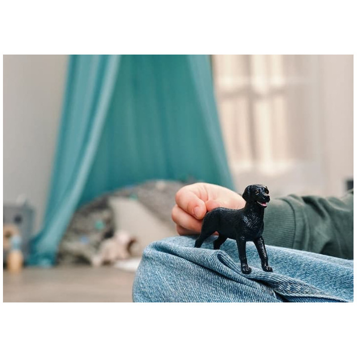 Schleich 14923 Černá fenka labradorského retrívra