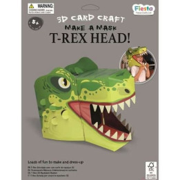 Fiesta Crafts Kreativní sada 3D maska T. rex