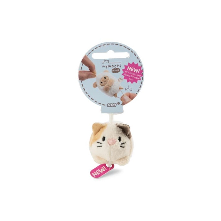 NICI přívěsek MyMochi Kočička Angy 5cm, ležící