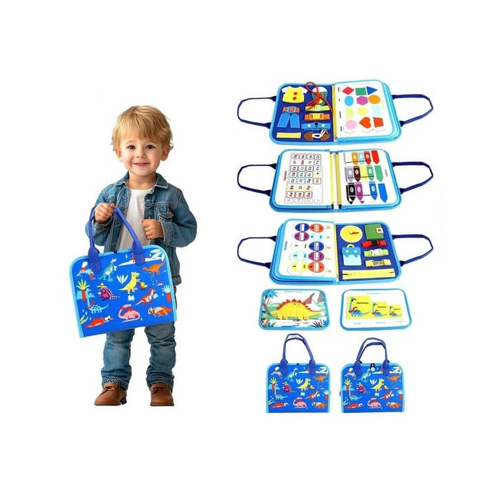 2Kids Toys Senzorická busy kniha Dinosauři 2