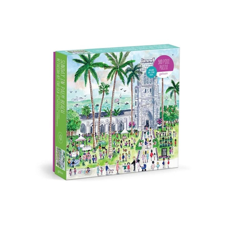 Galison Puzzle Michael Storrings Neděle v Palm Beach 500 dílků