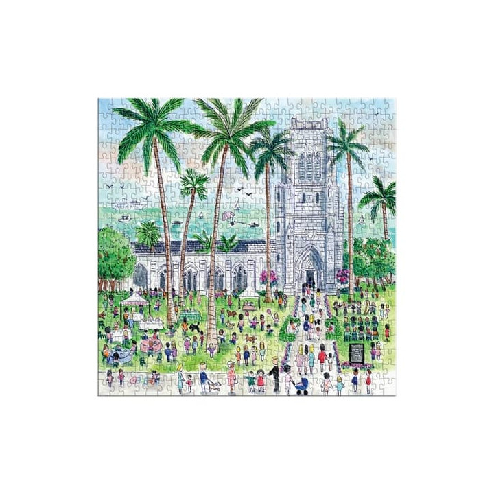 Galison Puzzle Michael Storrings Neděle v Palm Beach 500 dílků