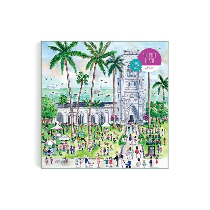 Galison Puzzle Michael Storrings Neděle v Palm Beach 500 dílků