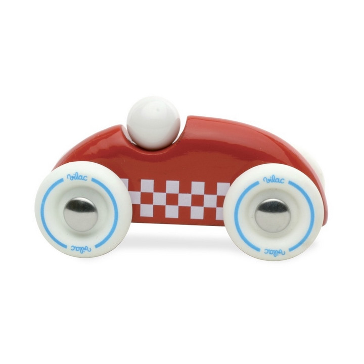 Vilac Dřevěné auto mini rallye červené