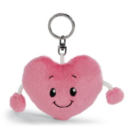 NICI Klíčenka Srdíčko Love růžové, 8 cm