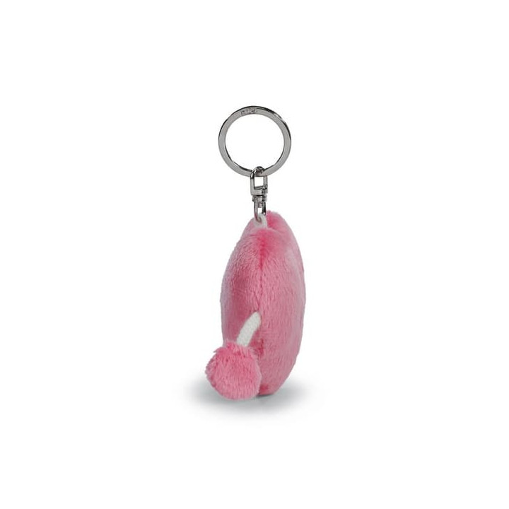 NICI Klíčenka Srdíčko Love růžové, 8 cm