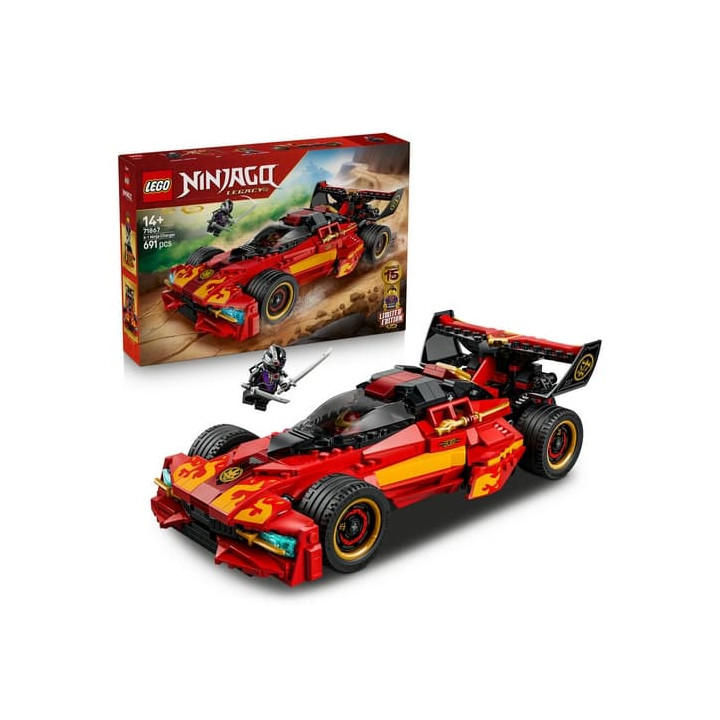 Lego Ninjago 71867 Kaiův červený bourák: 15 let NINJAGO