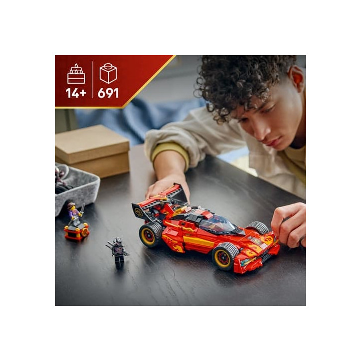 Lego Ninjago 71867 Kaiův červený bourák: 15 let NINJAGO