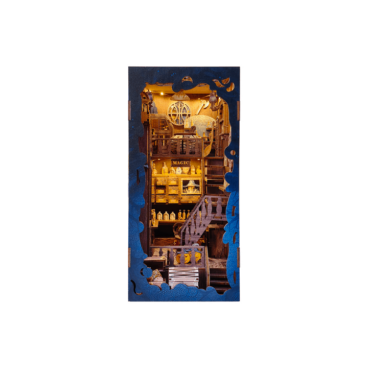 2Kids Toys 3D skládačka Zarážka na knihy Miniatura domečku Magická knihovna