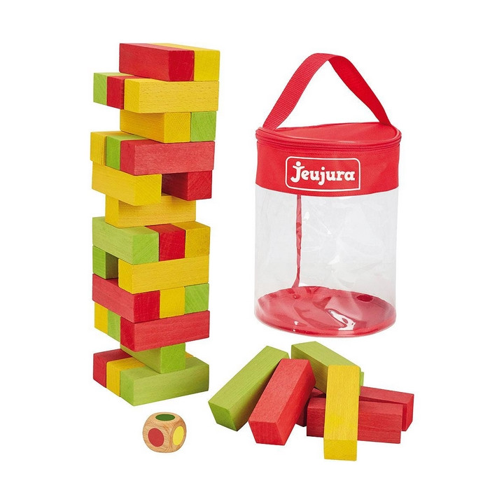 Jeujura Dřevěná jenga velká 36 dílů