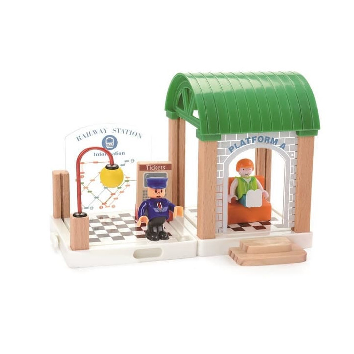 2Kids Toys Vláčkodráha Město a Vesnice 200 dílů