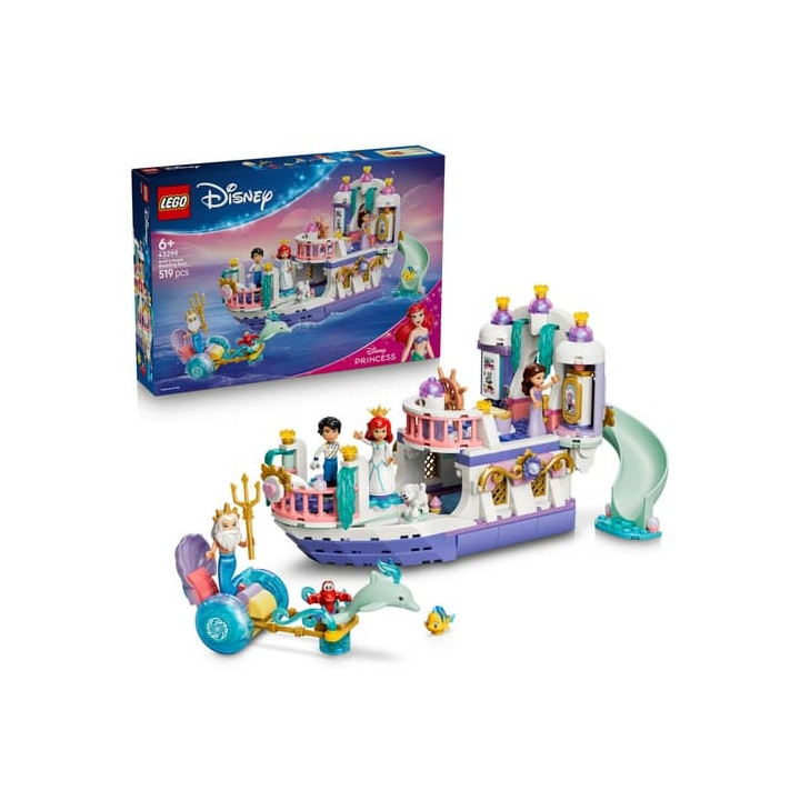 Lego 43299 Disney Arielina loď a královská svatba
