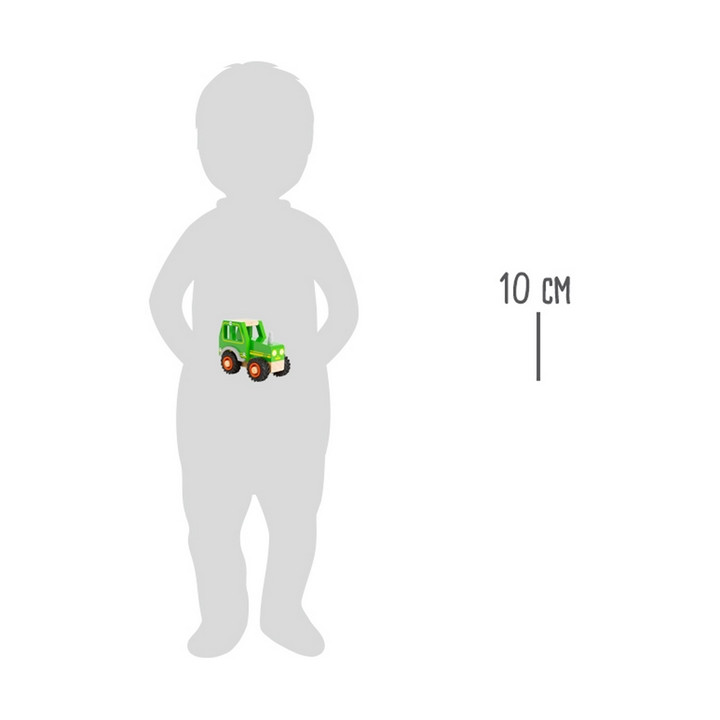 Small Foot Dřevěný traktor zelený
