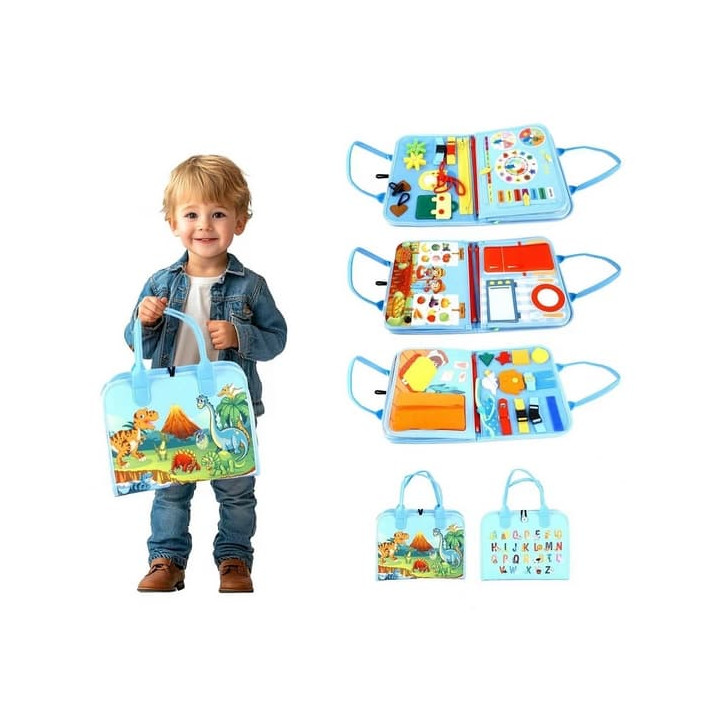 2Kids Toys Senzorická busy kniha Dinosauři 3