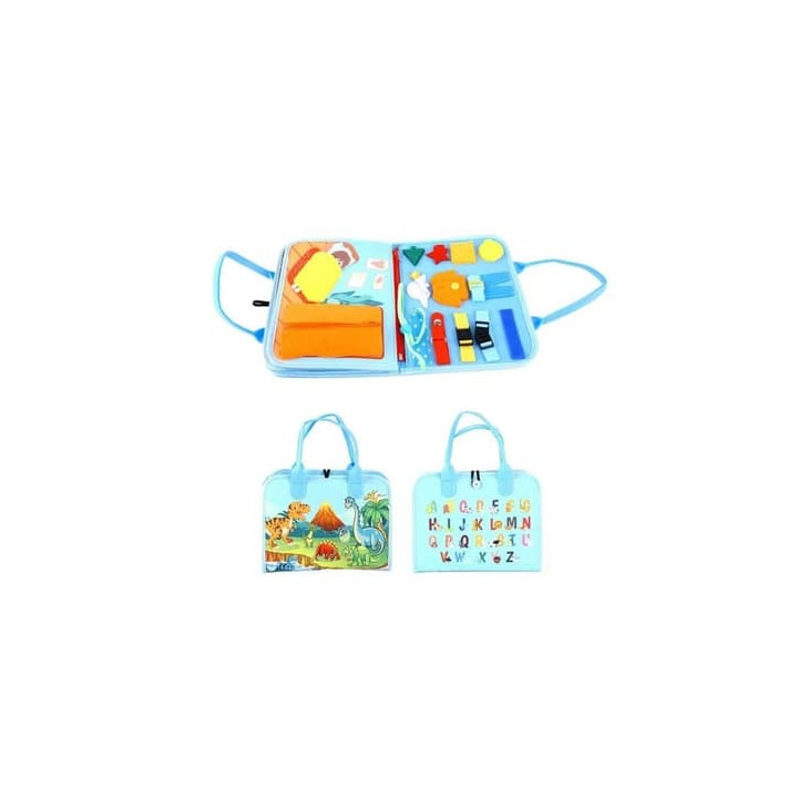 2Kids Toys Senzorická busy kniha Dinosauři 3