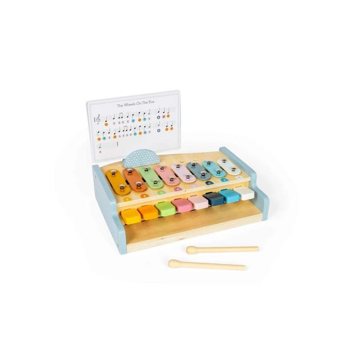 Bigjigs Toys Piano a xylofon 2 v 1