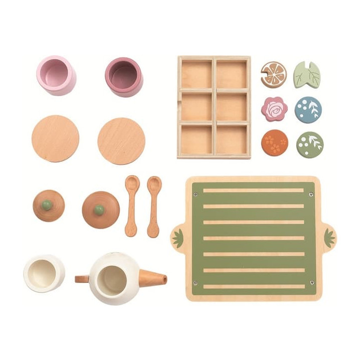 2Kids Toys Dřevěný čajový set
