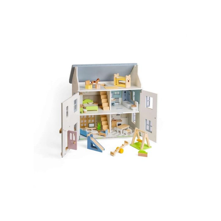 Bigjigs Toys Dřevěný nábytek do domečku pro panenky Koupelna