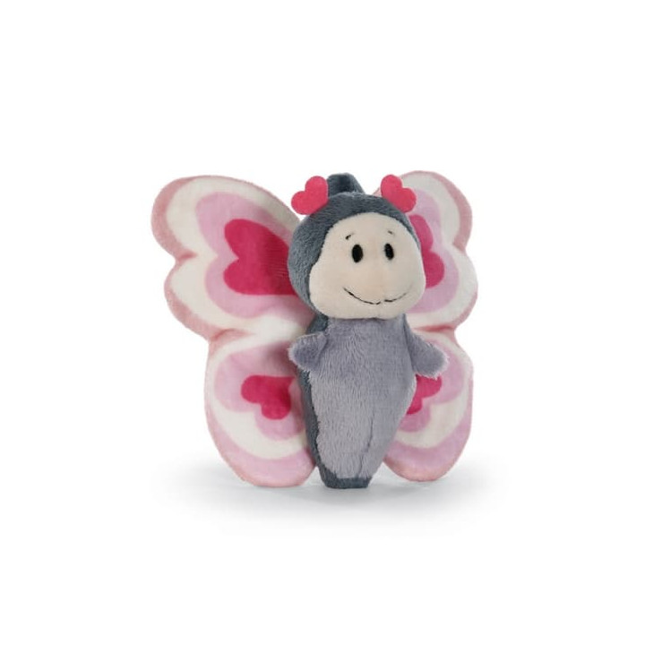 NICI Plyšový motýlek Love v dárkové krabičce, 10 cm