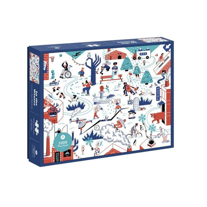 Chronicle Books Puzzle V zimě 1000 dílků