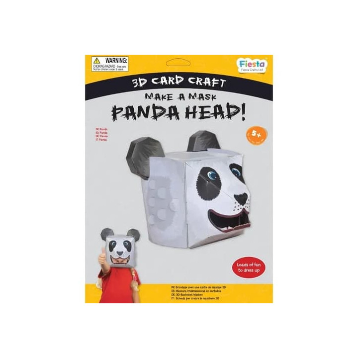 Fiesta Crafts Kreativní sada 3D maska Panda