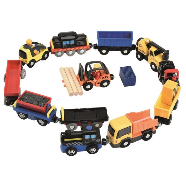 2Kids Toys Sada vozidel k vláčkodráze