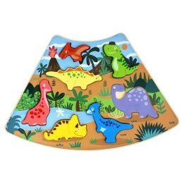 2Kids Toys Dřevěné puzzle Dinosauři propojitelné