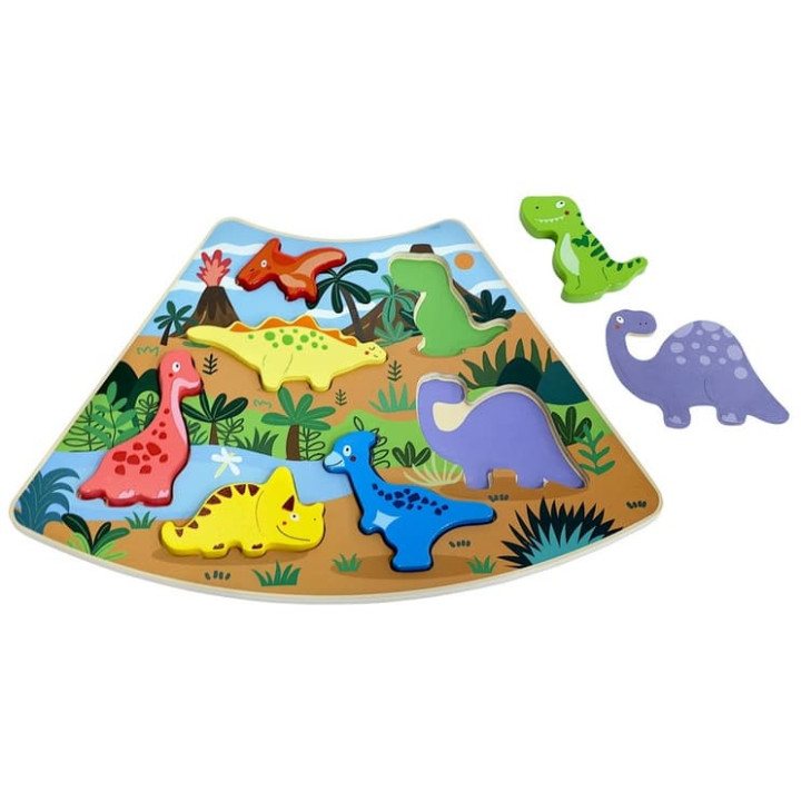 2Kids Toys Dřevěné puzzle Dinosauři propojitelné