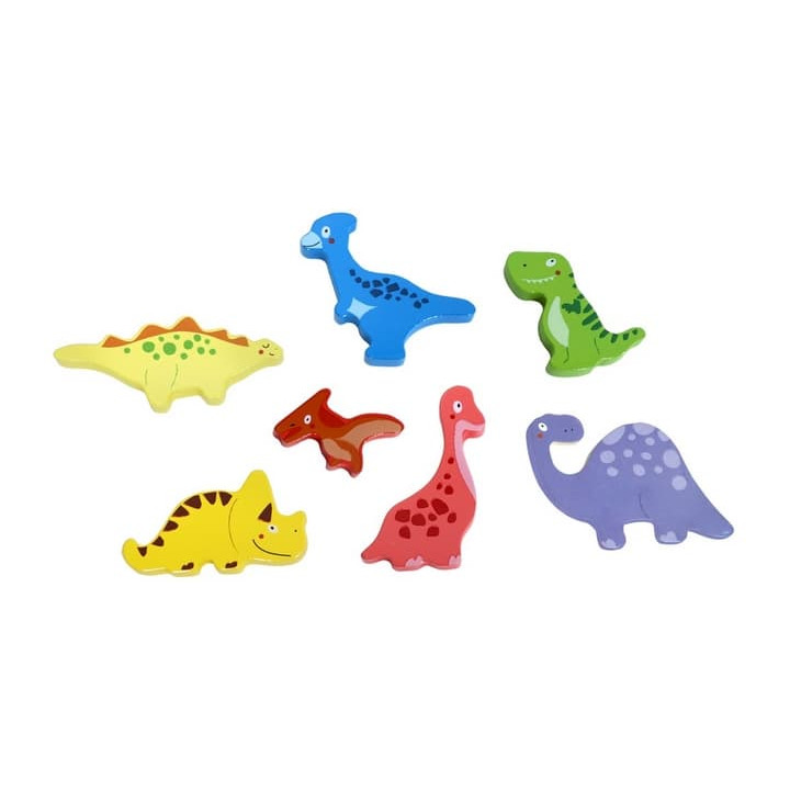 2Kids Toys Dřevěné puzzle Dinosauři propojitelné