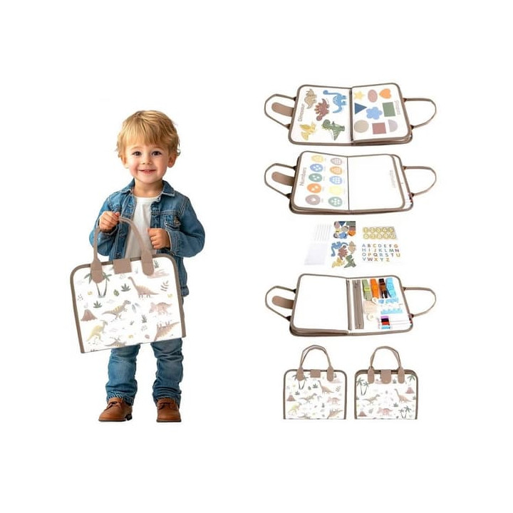 2Kids Toys Senzorická busy kniha Dinosauři 1