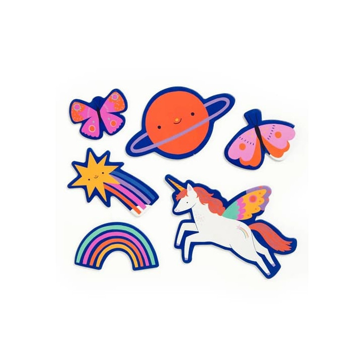 Mudpuppy Podlahové puzzle Kouzelní jednorožci 25 dílků