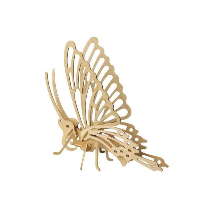 Woodcraft Dřevěné 3D puzzle Motýl