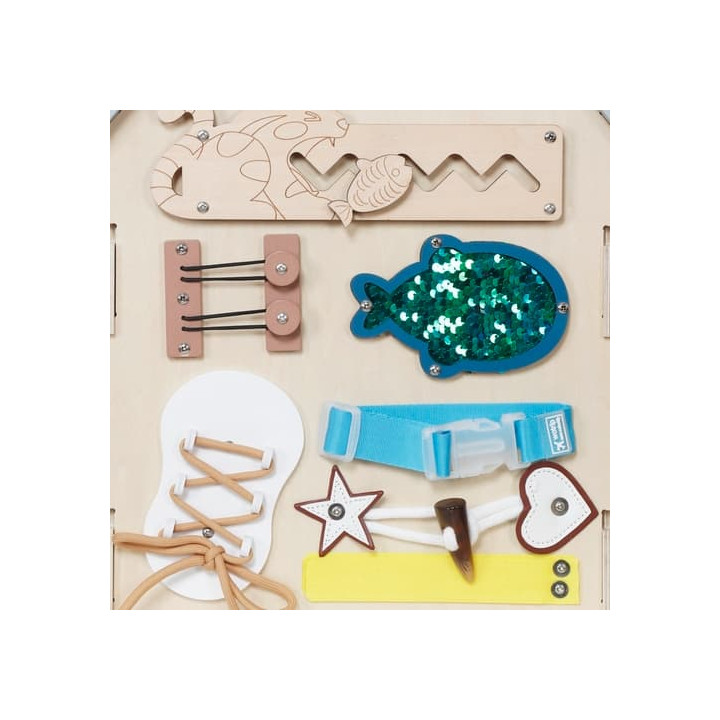 2Kids Toys Activity board Domeček šedý