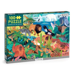 Mudpuppy Zvířata světa Puzzle100 dílků