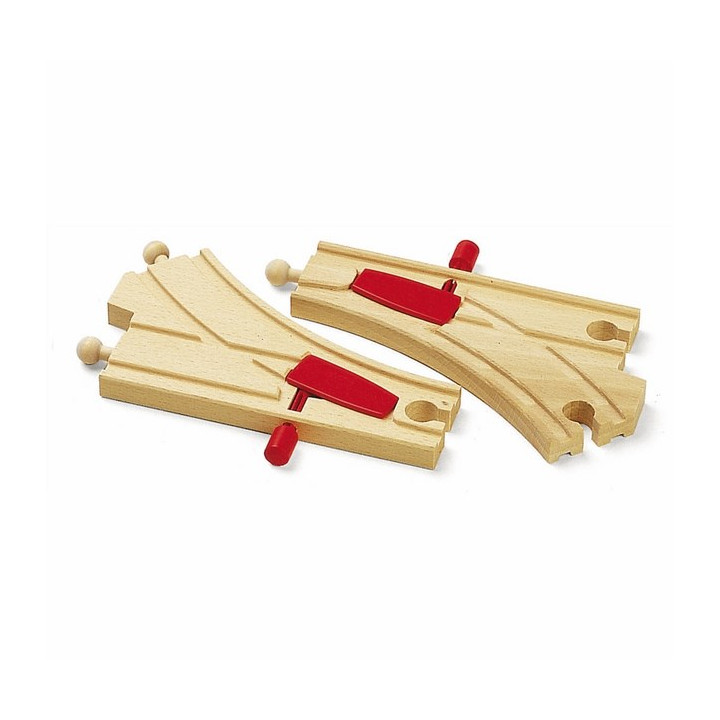 Brio 33344 Výhybky se zarážkou 1 pár