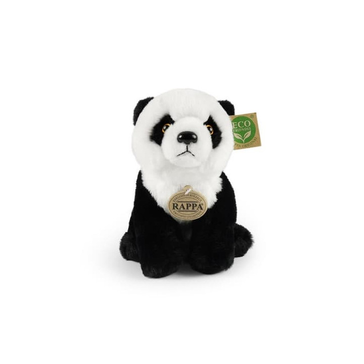 Rappa Plyšová panda sedící 23 cm SOFT COLLECTION, ECO-FRIENDLY