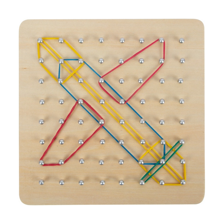 Small Foot Dřevěná deska Geoboard