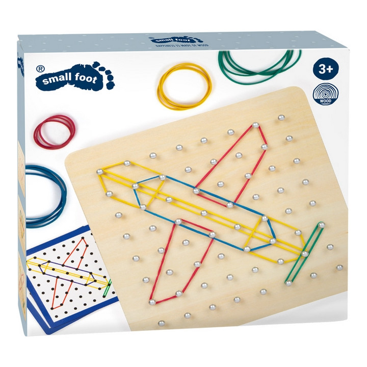 Small Foot Dřevěná deska Geoboard