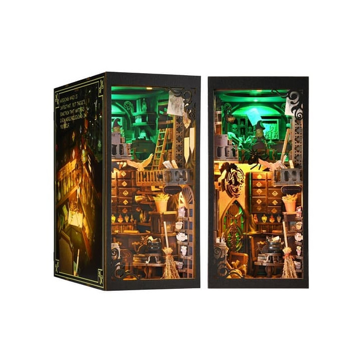 2Kids Toys 3D skládačka Zarážka na knihy Miniatura domečku Dům čarodějnice