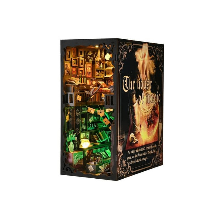 2Kids Toys 3D skládačka Zarážka na knihy Miniatura domečku Dům kouzel