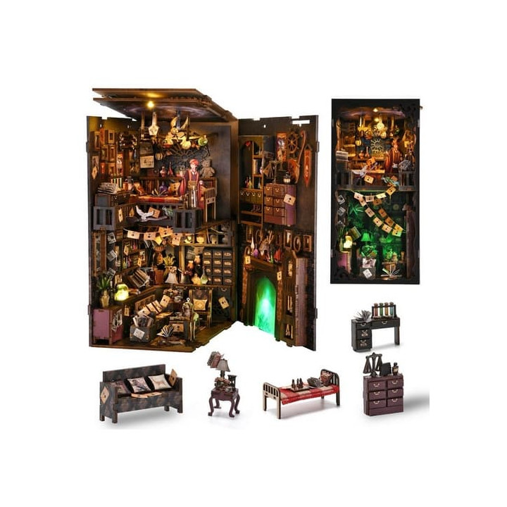 2Kids Toys 3D skládačka Zarážka na knihy Miniatura domečku Dům kouzel