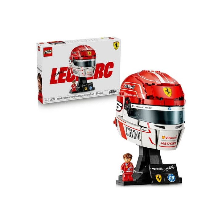 Lego 43014 Helma Charles Leclerc ze Scuderia Ferrari HP