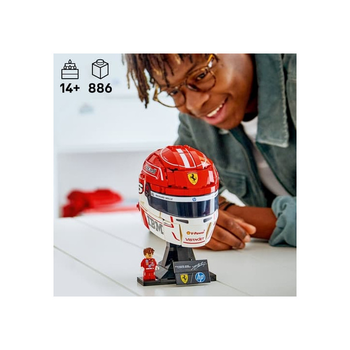Lego 43014 Helma Charles Leclerc ze Scuderia Ferrari HP