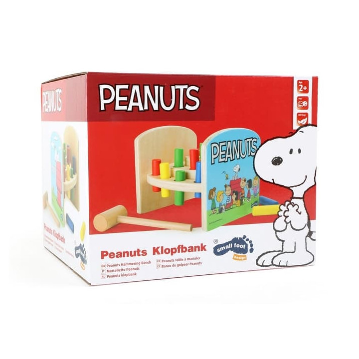small foot Dřevěná zatloukačka Peanuts