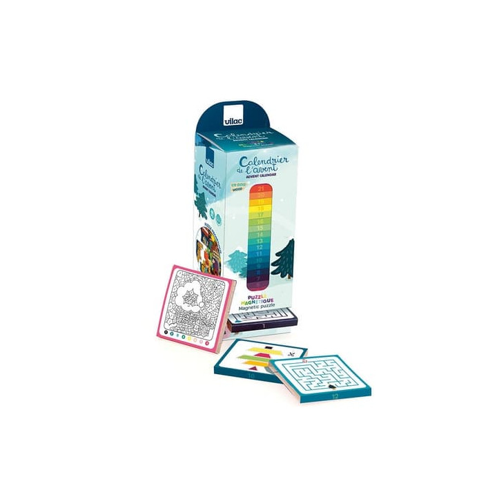 Adventní kalendář Vilac Magnetické puzzle