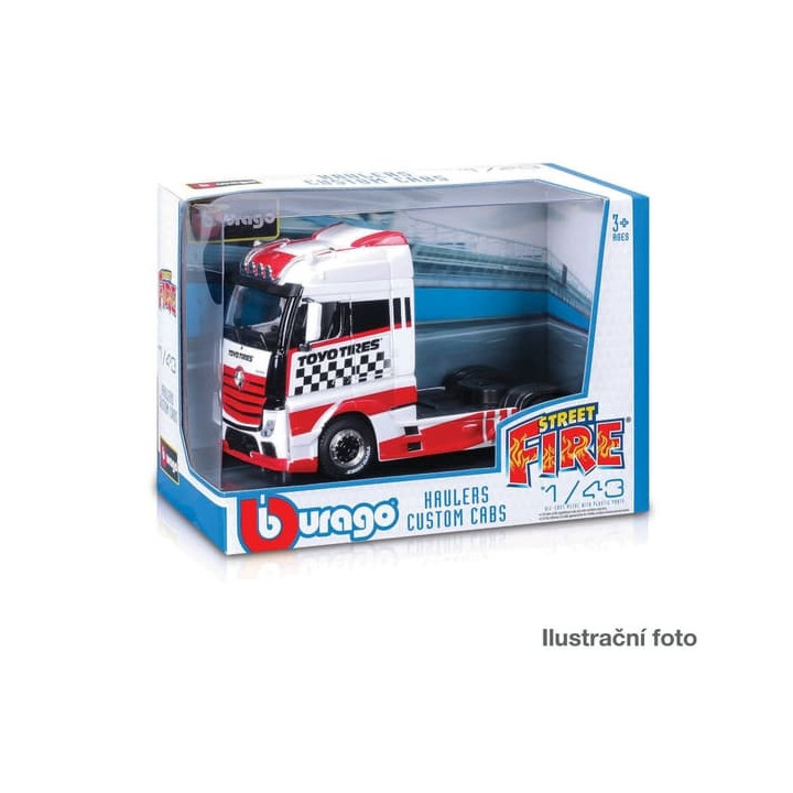 Bburago - Auta Street Fire, Haulers custom cabs, 1:43