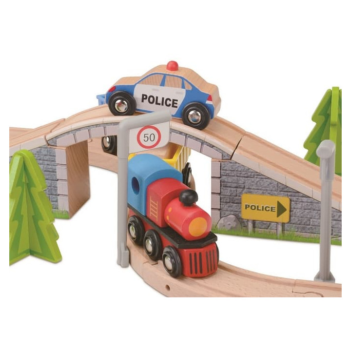 2Kids Toys Vláčkodráha 80 dílů