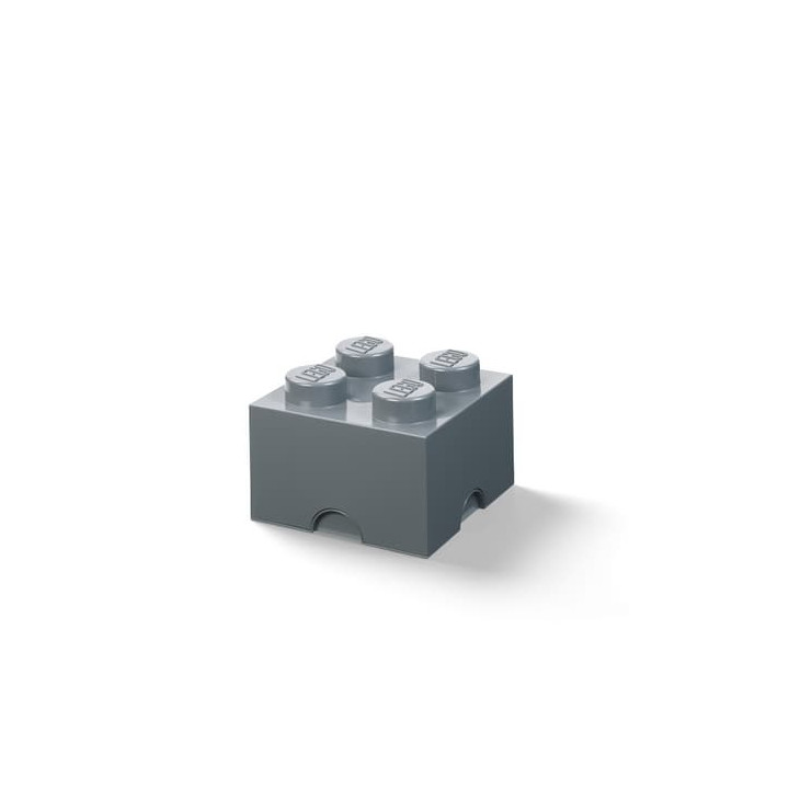 LEGO úložný box 4 - tmavě šedá