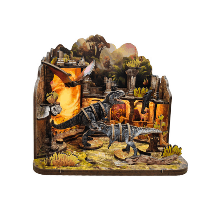 2Kids Toys Miniatura domečku Dinosauří hrad